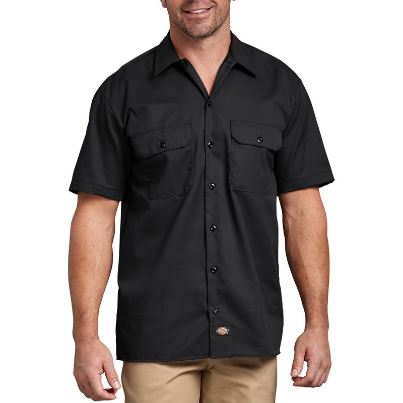 Dickies Short Sleeve Work Shirt - Black - Arvada Army Navy Surplus